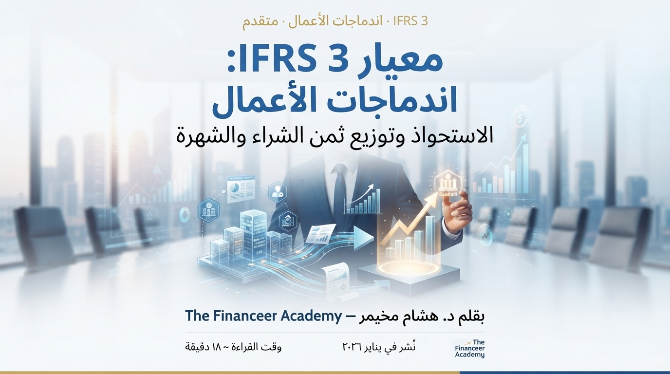 معيار IFRS 3 اندماجات الأعمال: الاستحواذ وتوزيع ثمن الشراء والشهرة | The Financeer Academy